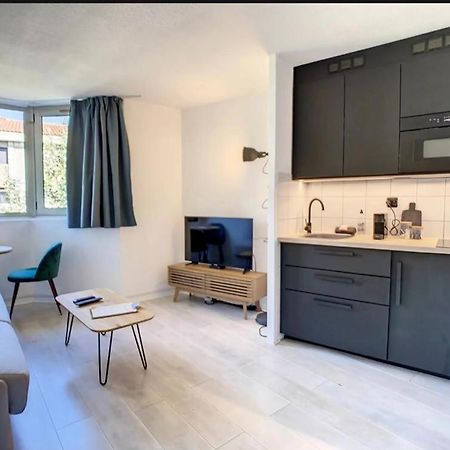 Studio Contemporain Avec Piscine Proche De La Mer Cannes Buitenkant foto